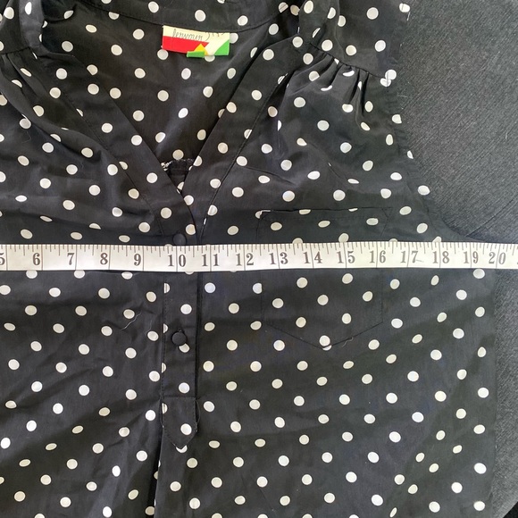 ModCloth fervour sleeveless polka dot blouse - Picture 5 of 5